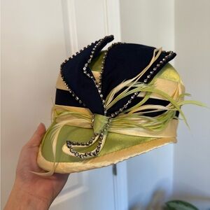 Vintage Midnight Velvet Women’s Hat - Green, One Size